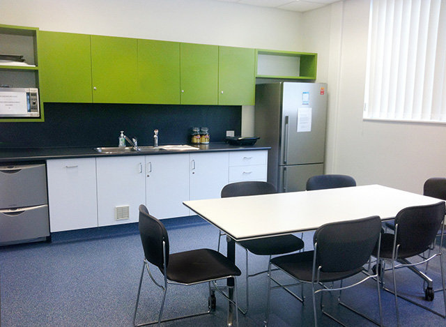 Meeting room with kitchenette